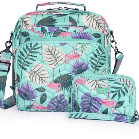 Lug Ranger 2 & Rodeo 2 Crossbody and Wallet Set Flamingo Mint - Picture 1 of 11